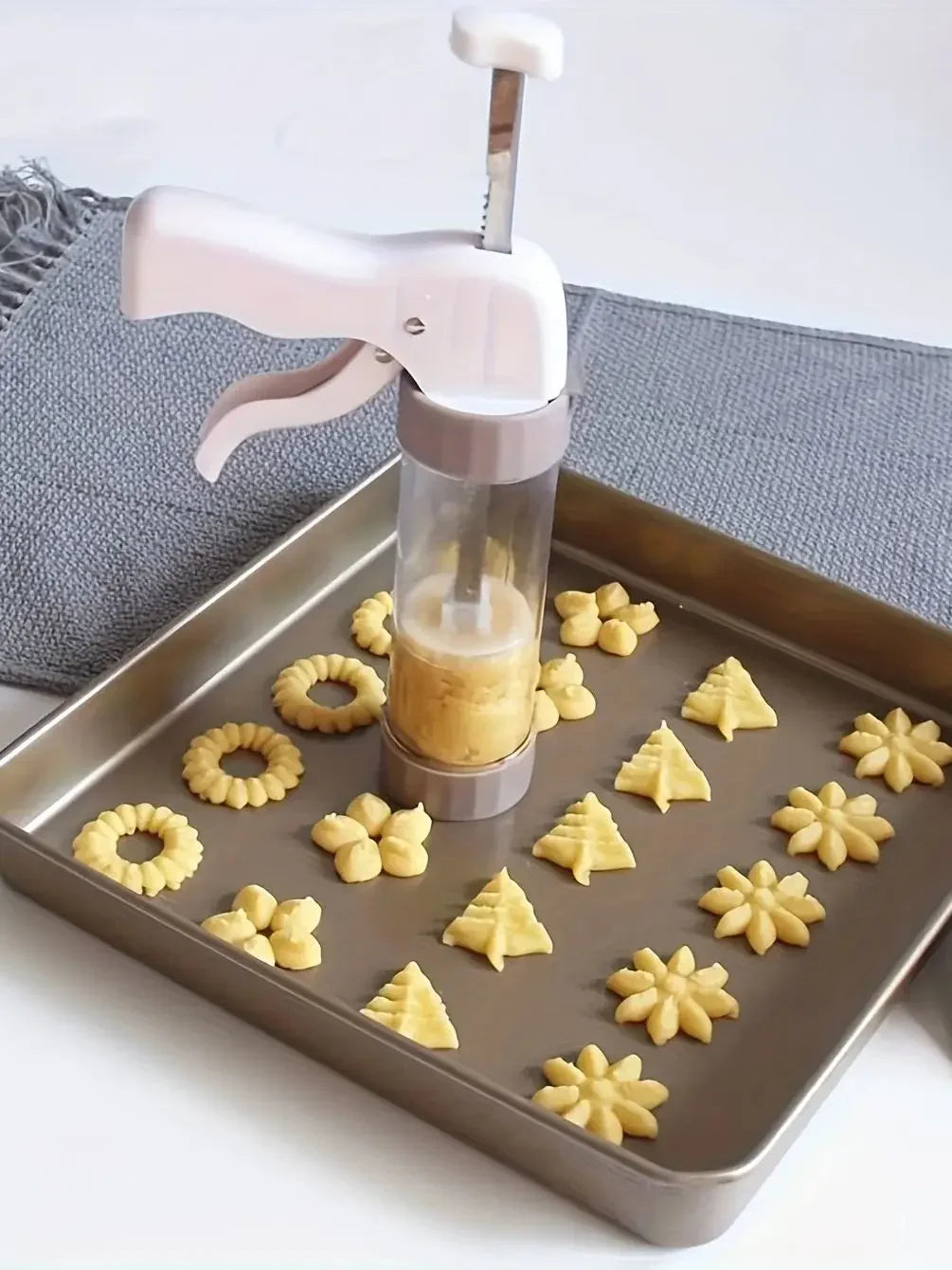 1set-Cookie press basic kitchen tools