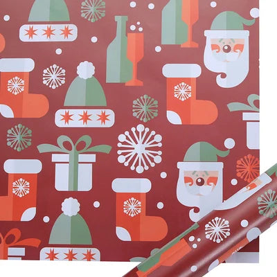 5piece 52x75cm Merry Christmas Decoration Wrapping