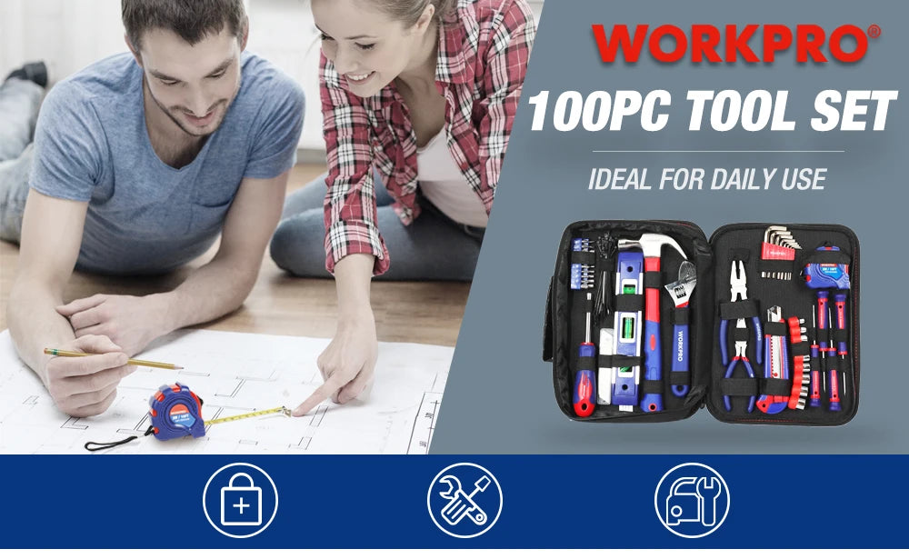 100-Piece WorkPro Kit for Every Home