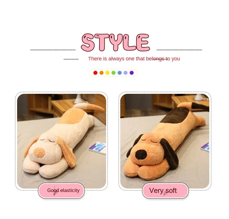 JOYLOVE Cute Soft Long Dog Pillow Plush