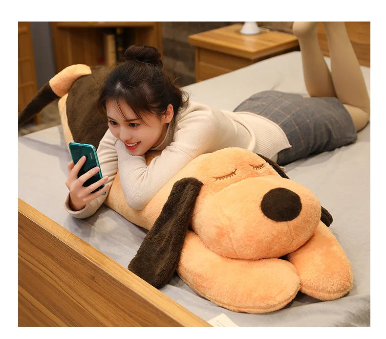 JOYLOVE Cute Soft Long Dog Pillow Plush