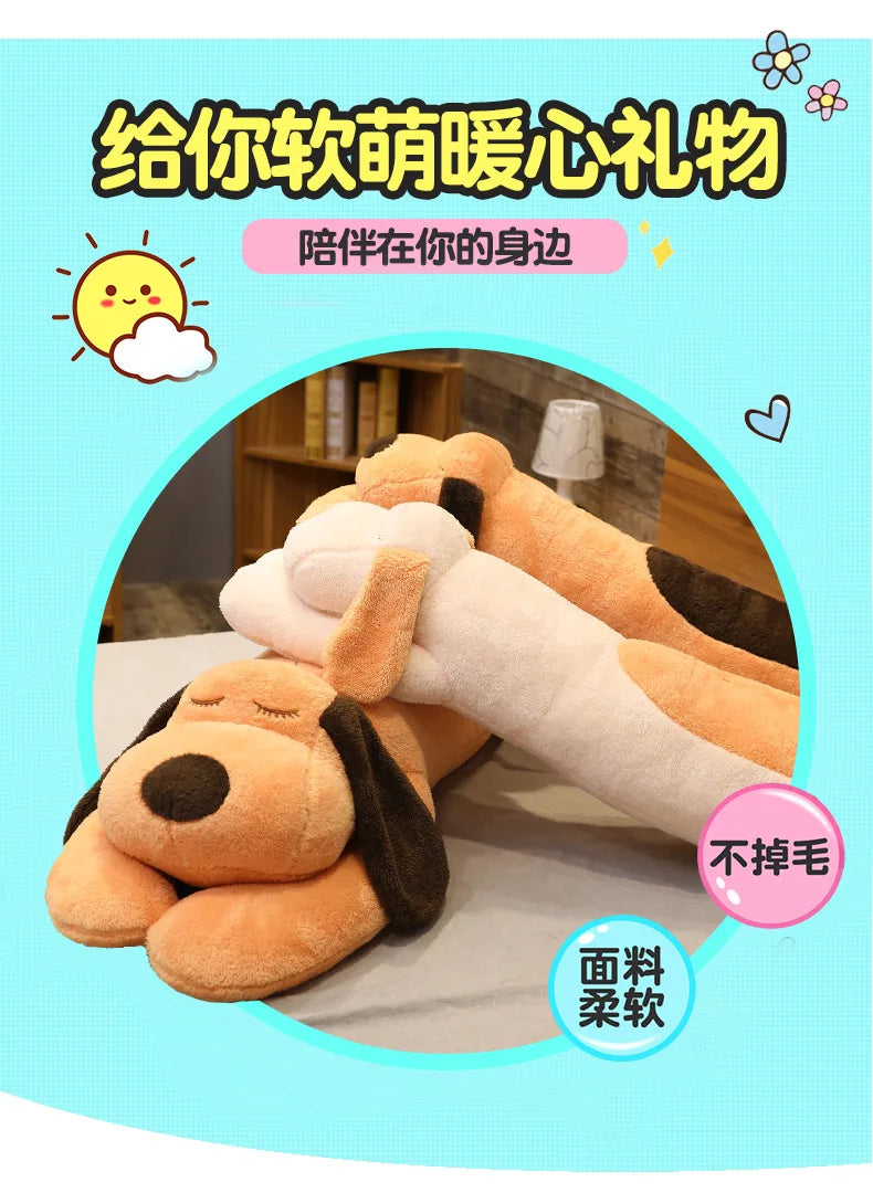 JOYLOVE Cute Soft Long Dog Pillow Plush