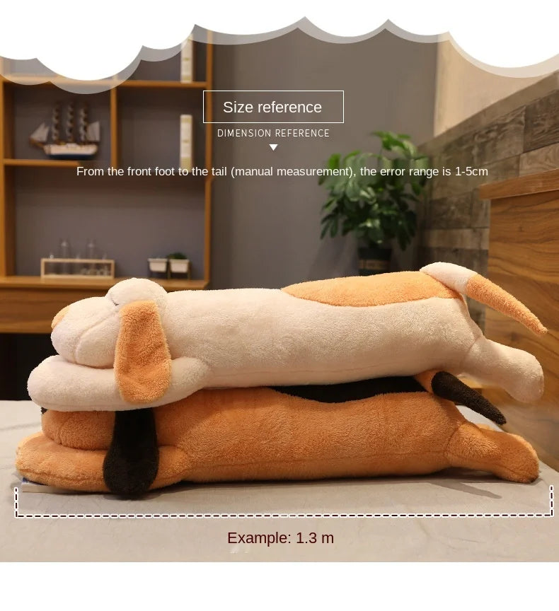 JOYLOVE Cute Soft Long Dog Pillow Plush