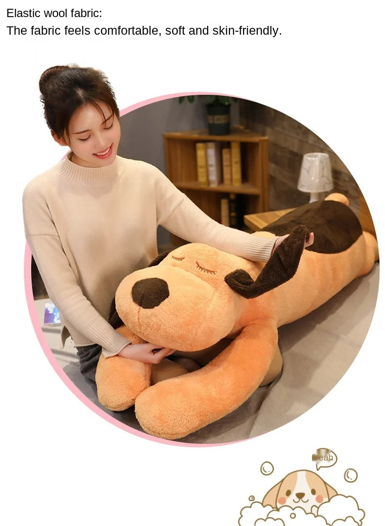 JOYLOVE Cute Soft Long Dog Pillow Plush