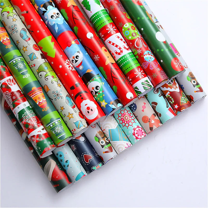 5piece 52x75cm Merry Christmas Decoration Wrapping