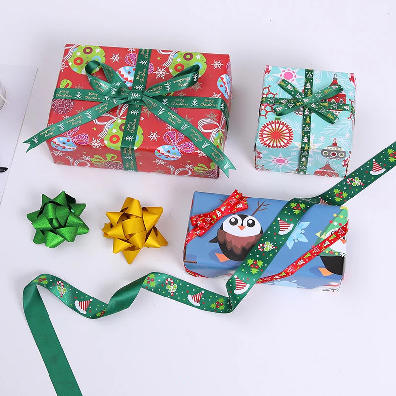 5piece 52x75cm Merry Christmas Decoration Wrapping