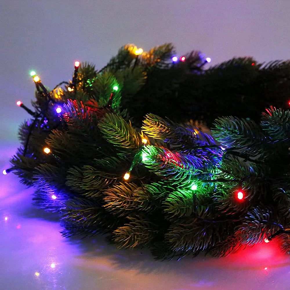 USB Remote Green Wire Christmas Tree Lights