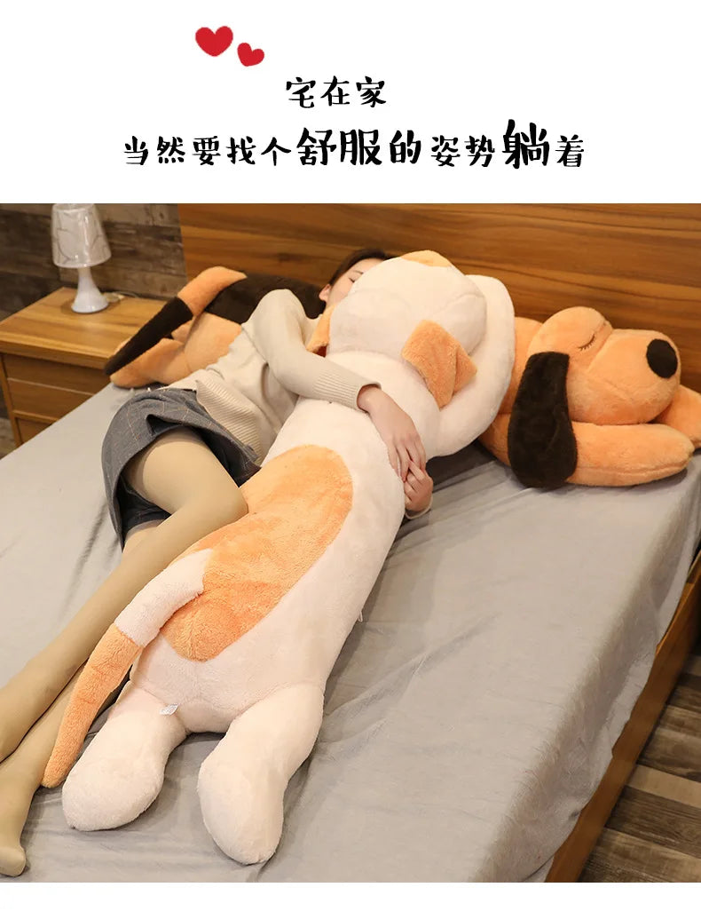 JOYLOVE Cute Soft Long Dog Pillow Plush