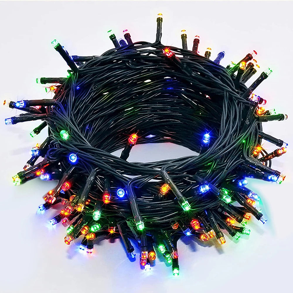 USB Remote Green Wire Christmas Tree Lights