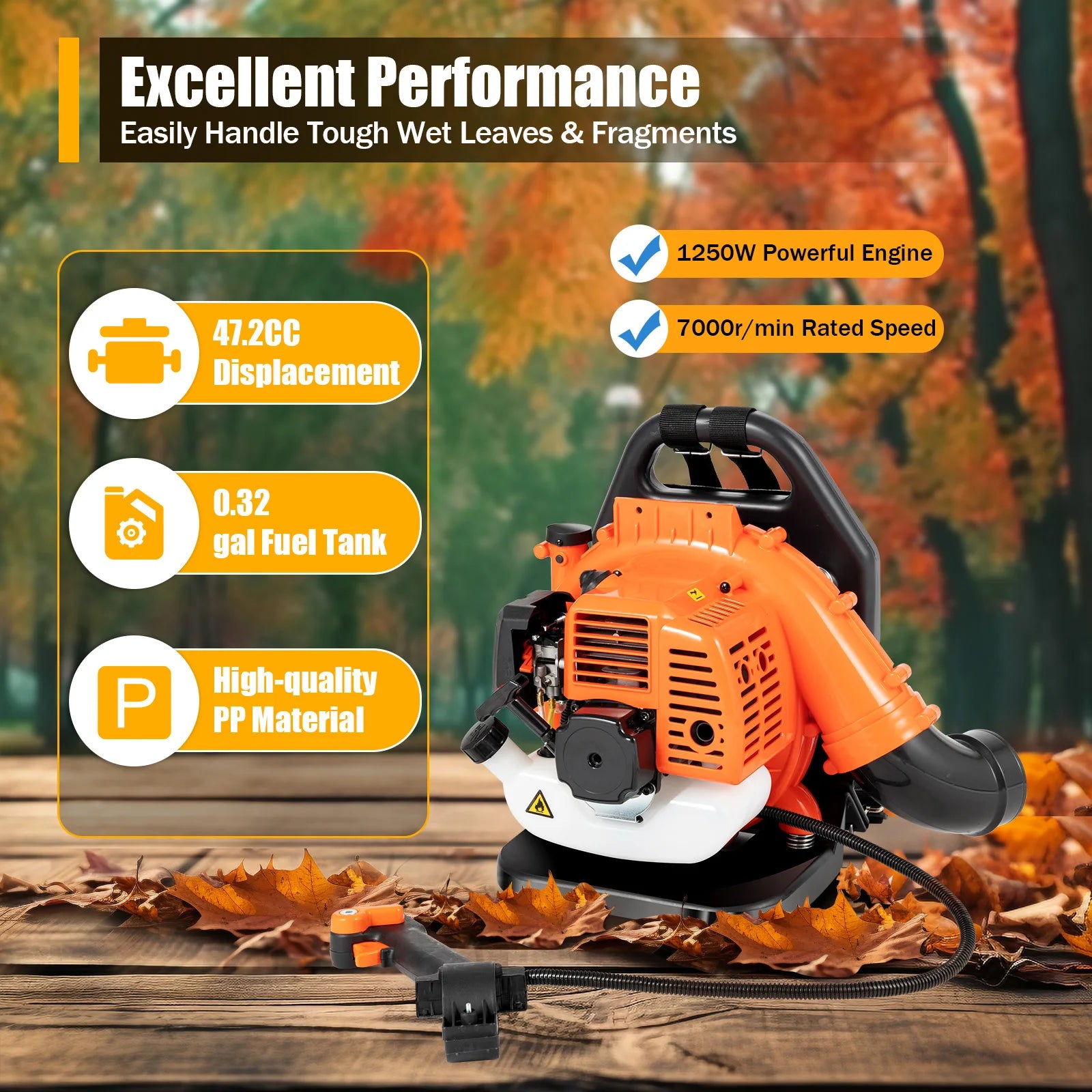 Gas Powered Leaf Blower