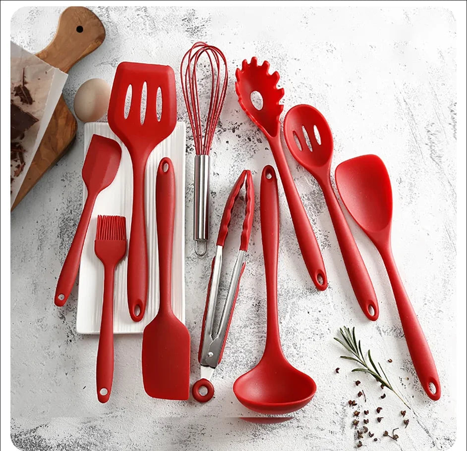 10 PCS Silicone Cookware Set Kitchen