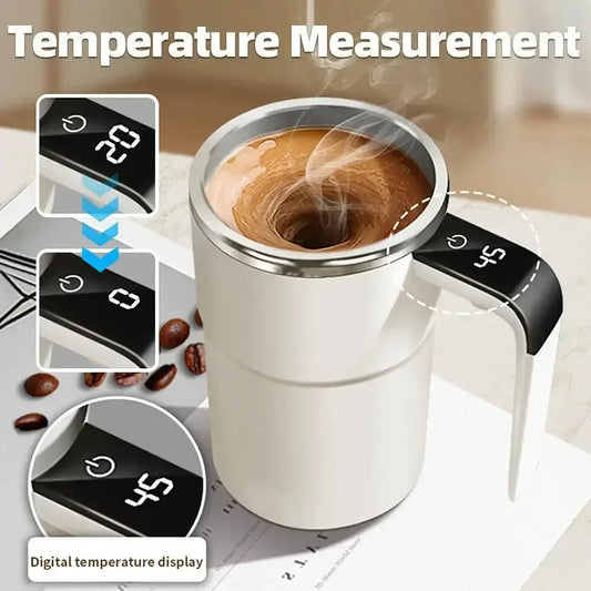 Magnetic Mug with LCD Screen & Automatic Self Stirring