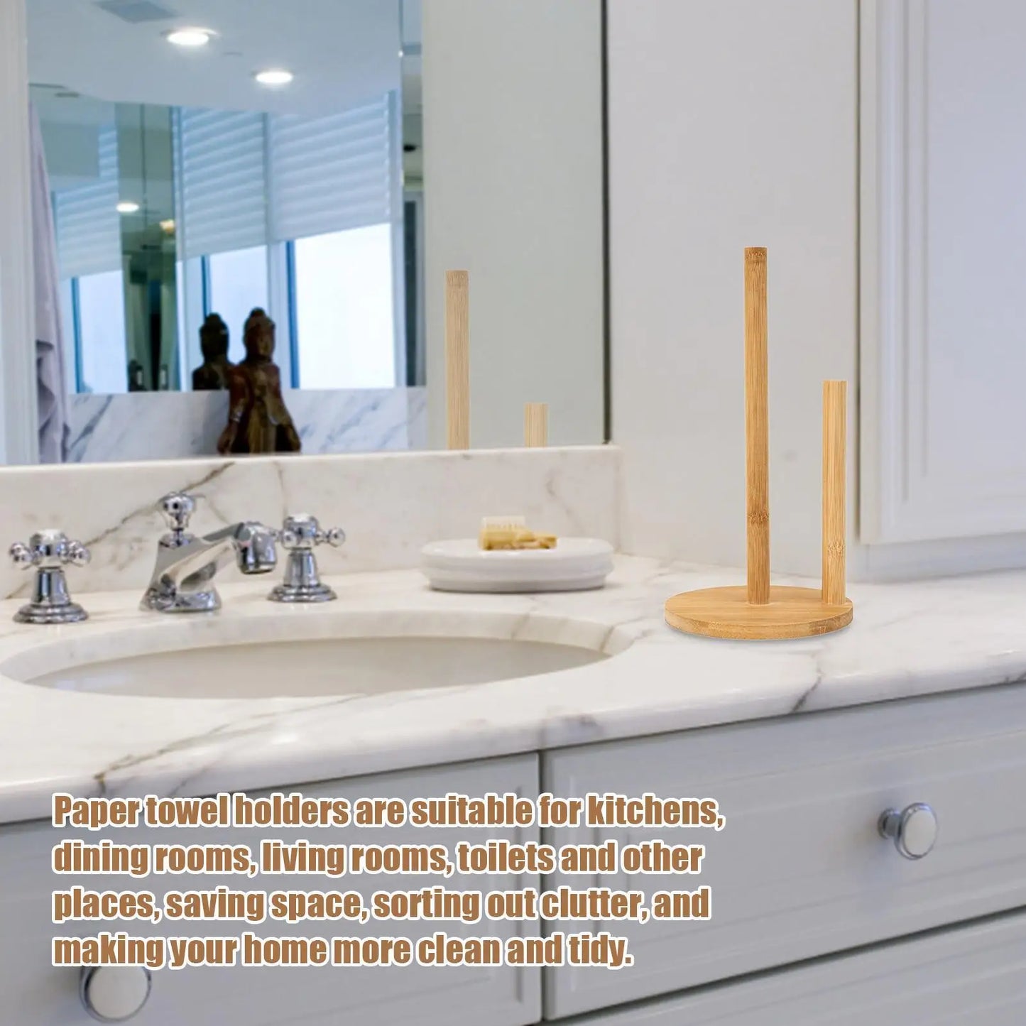 Kitchen Wood Paper Towel Holder