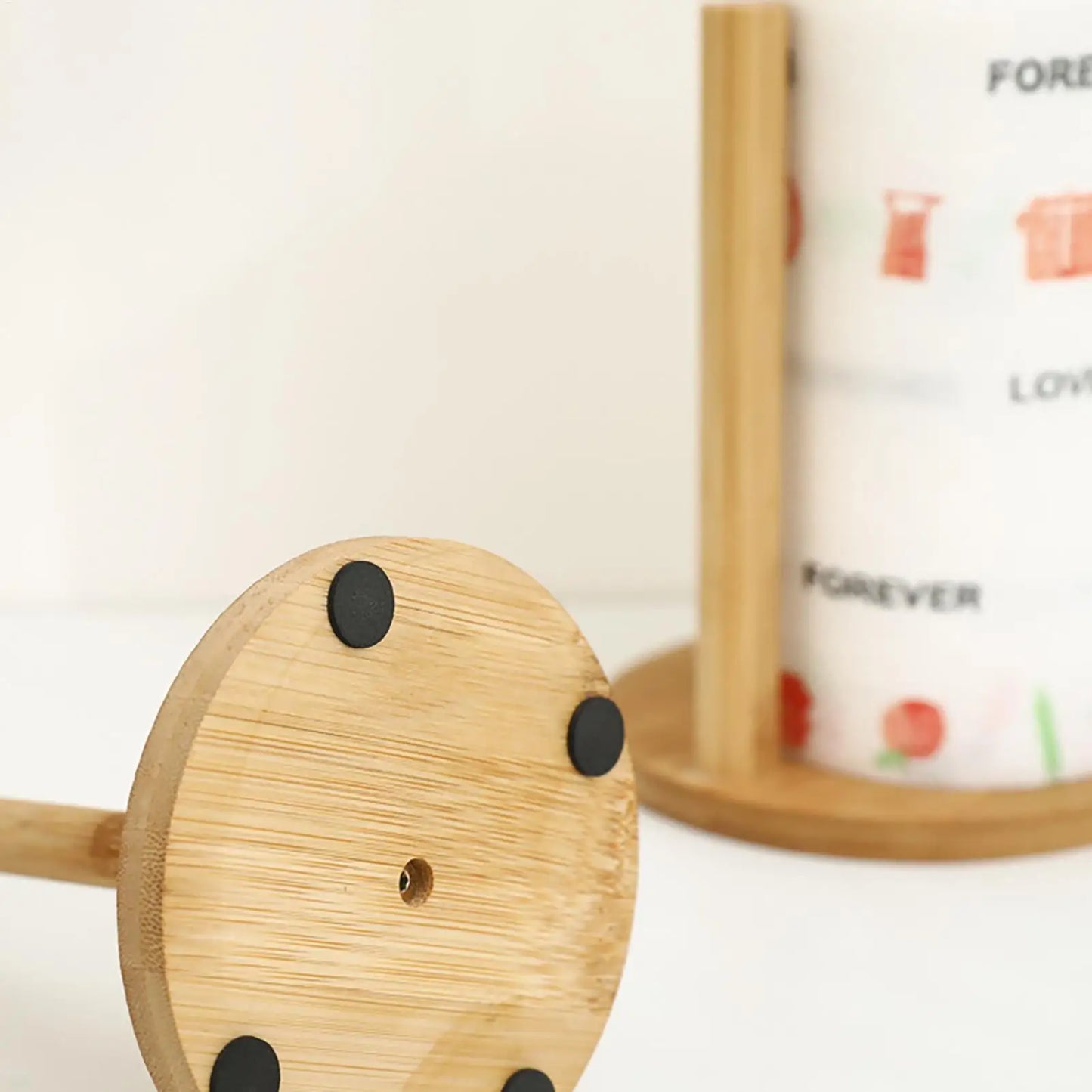 Kitchen Wood Paper Towel Holder