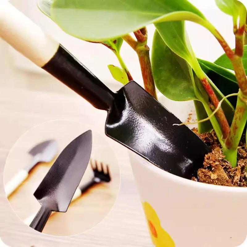 Durable Mini Shovel 3-Piece Set for Flower Planting