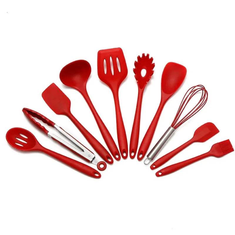 10 PCS Silicone Cookware Set Kitchen
