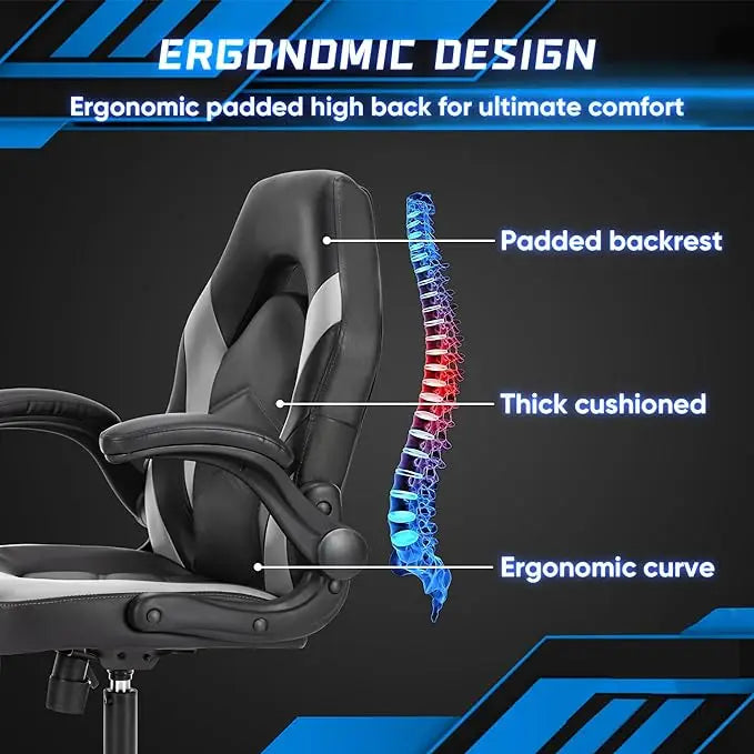 Office Desk Leather Gaming Computer Chair