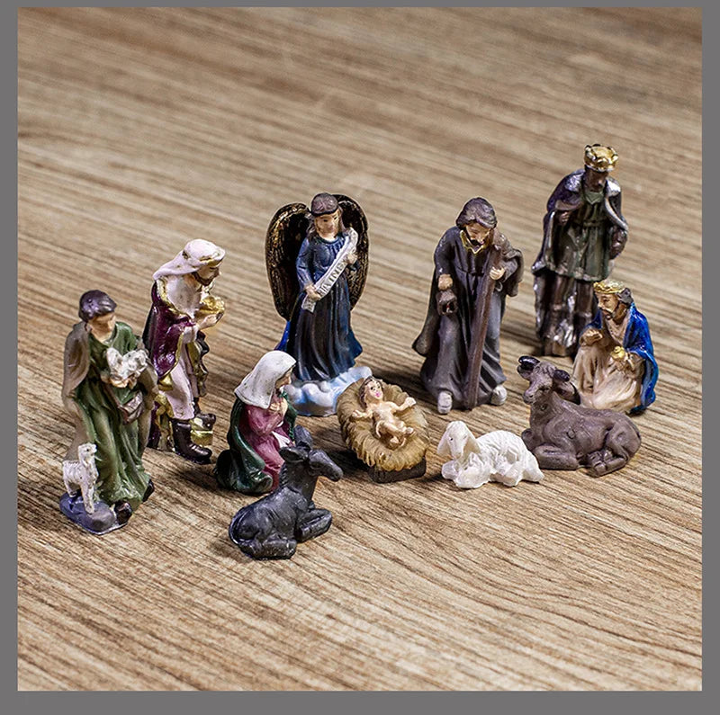 11pcs Nativity Set Figurines Nativity Scene