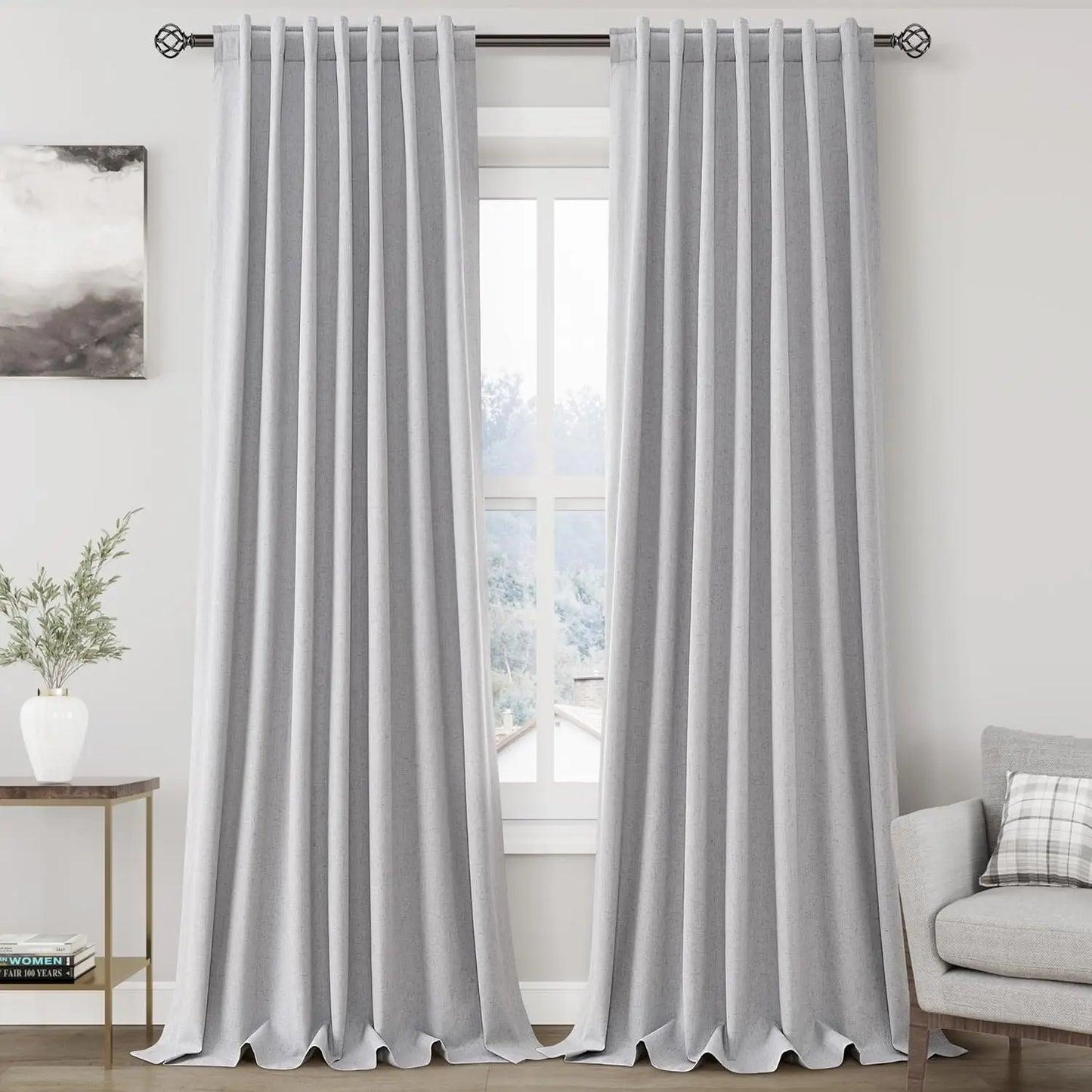 Blackout Curtains Length 2 Panels Set