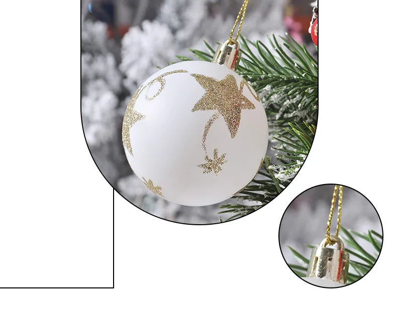 70 Pcs Christmas Ornaments Christmas Ball Set