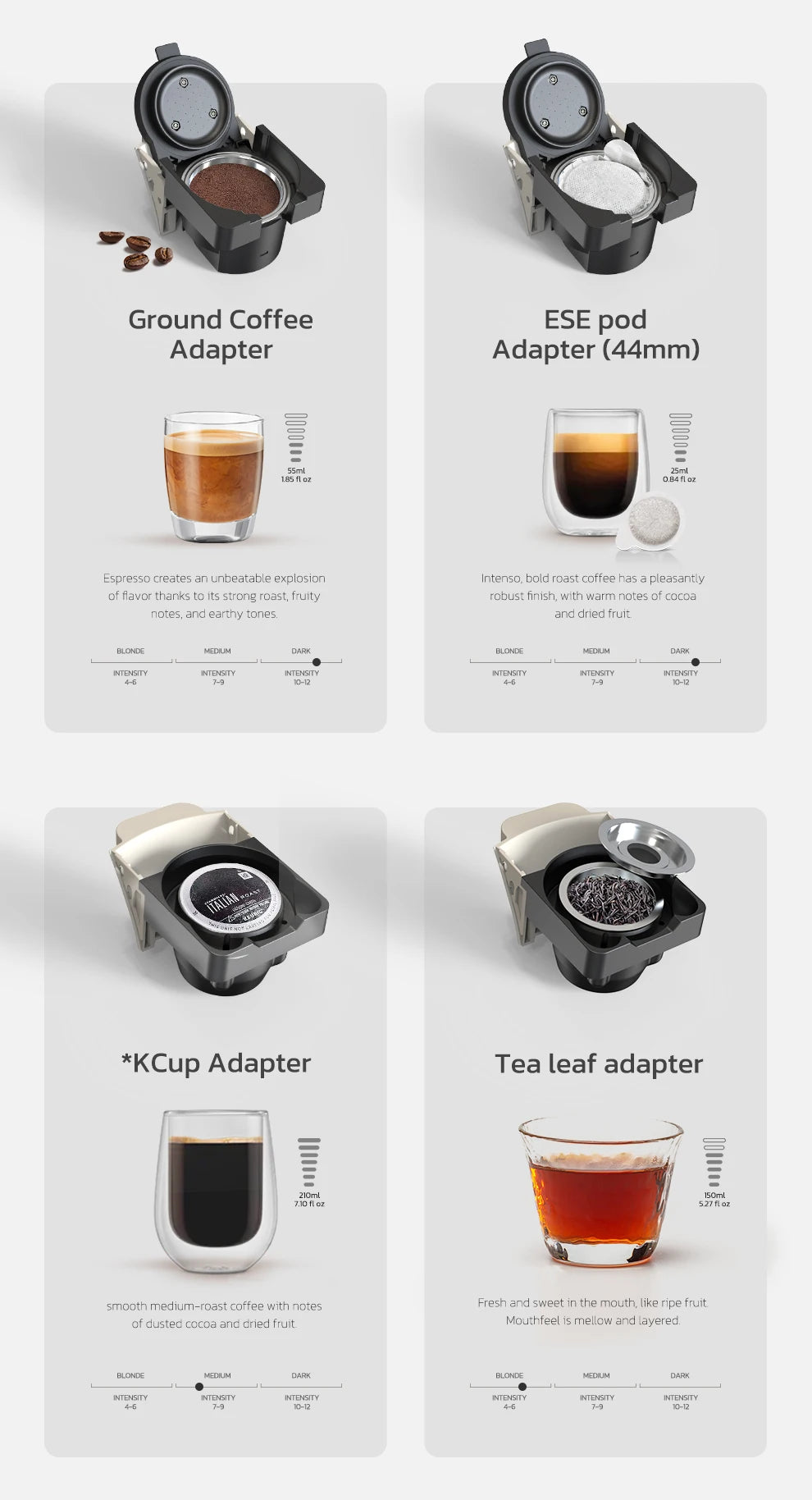 6in1  Coffee Machine HiBREW