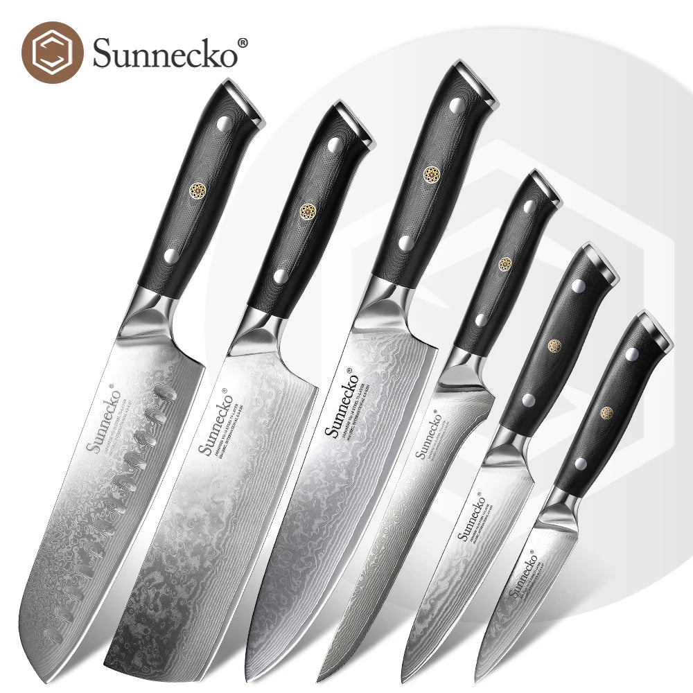 SUNNECKO  Kitchen Knife Set