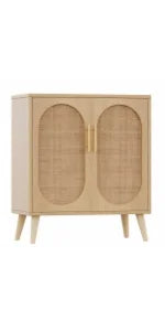 Rattan Bathroom Storage Cabinet, Bathroom Cabinet