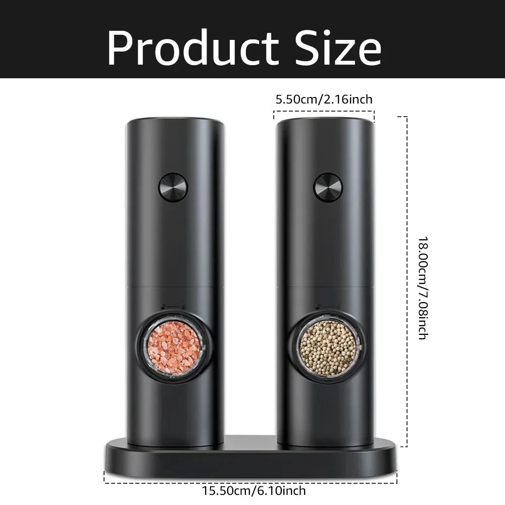 Pepper And Salt Grinder Electric Automatic Mill