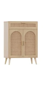 Rattan Bathroom Storage Cabinet, Bathroom Cabinet