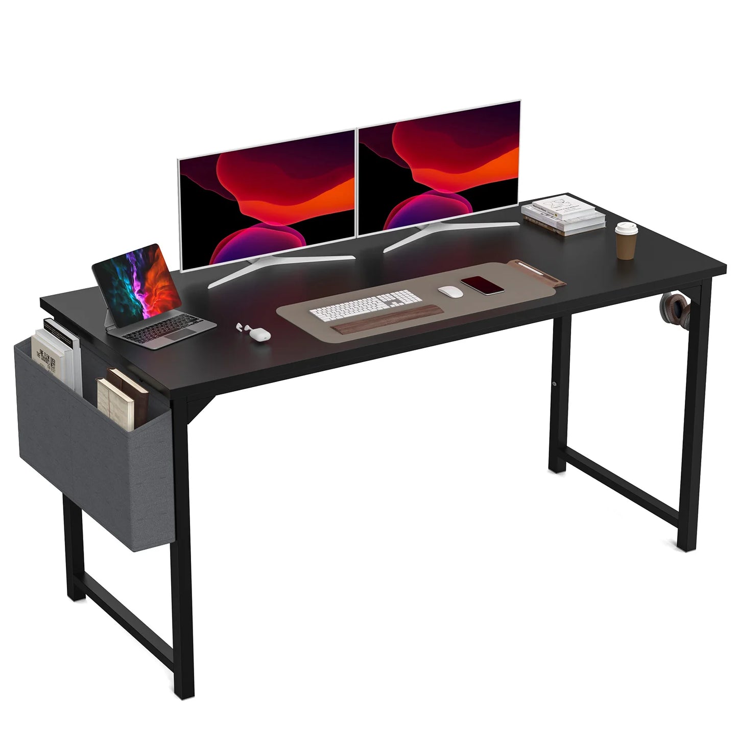 Enhance productivity with this stylish and functional desk.