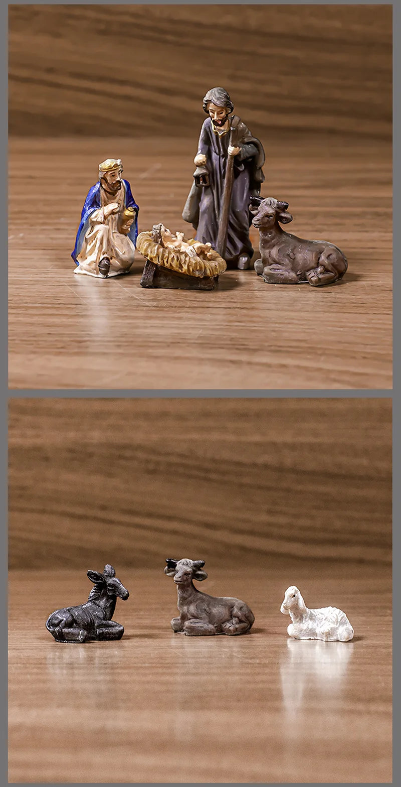 11pcs Nativity Set Figurines Nativity Scene