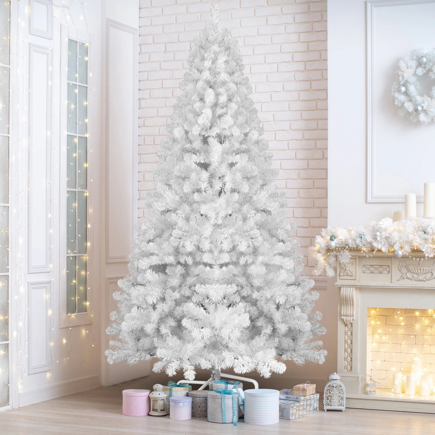 Artificial Christmas Tree PVC 4FT/5FT/6FT/7FT/7.5FT/8FT/9FT Holiday Decoration