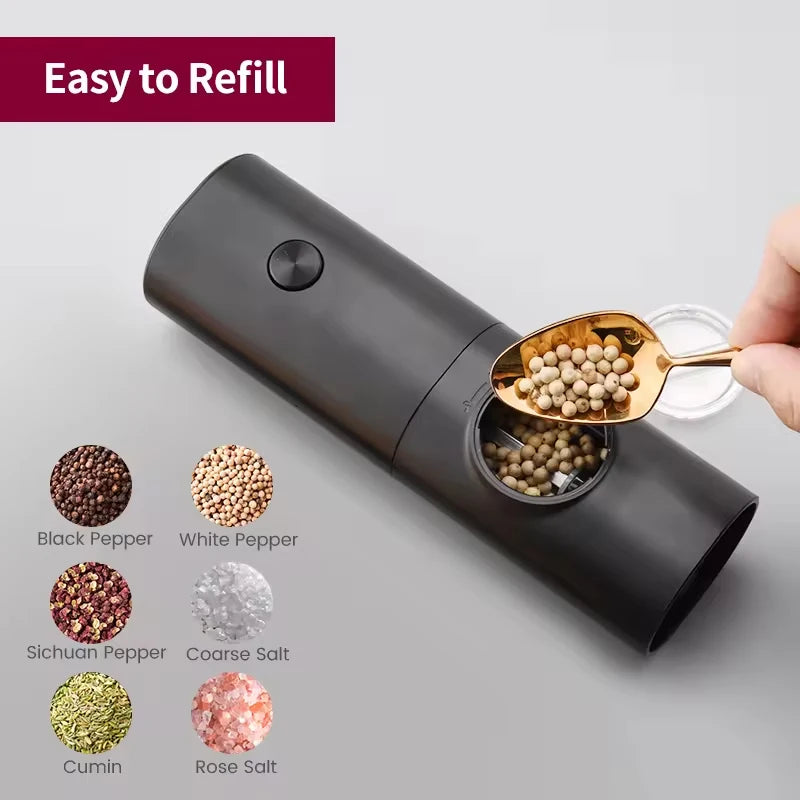 Pepper And Salt Grinder Electric Automatic Mill