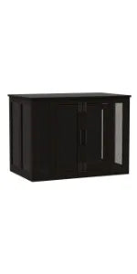 Bathroom Floor Cabinet with Open Shelf