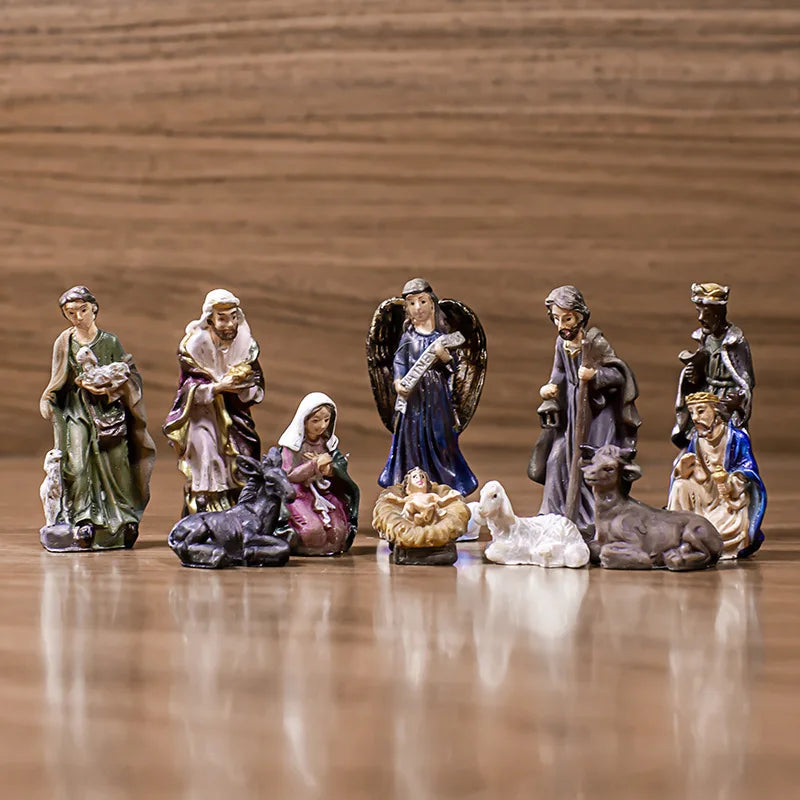 11pcs Nativity Set Figurines Nativity Scene