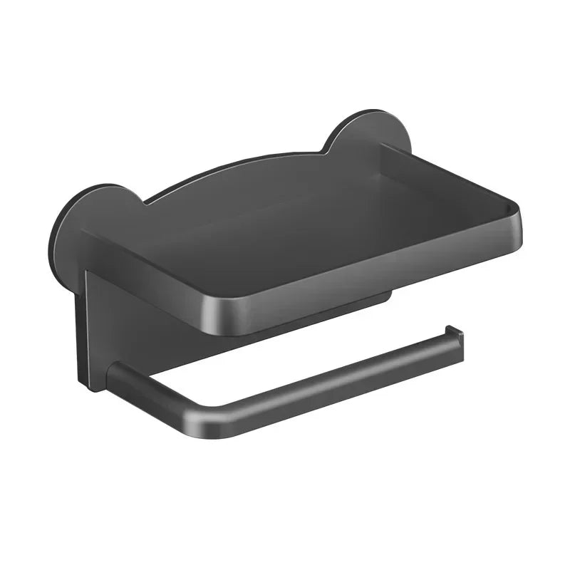 Toilet Paper Holder with Wall-Mounted Toilet Paper