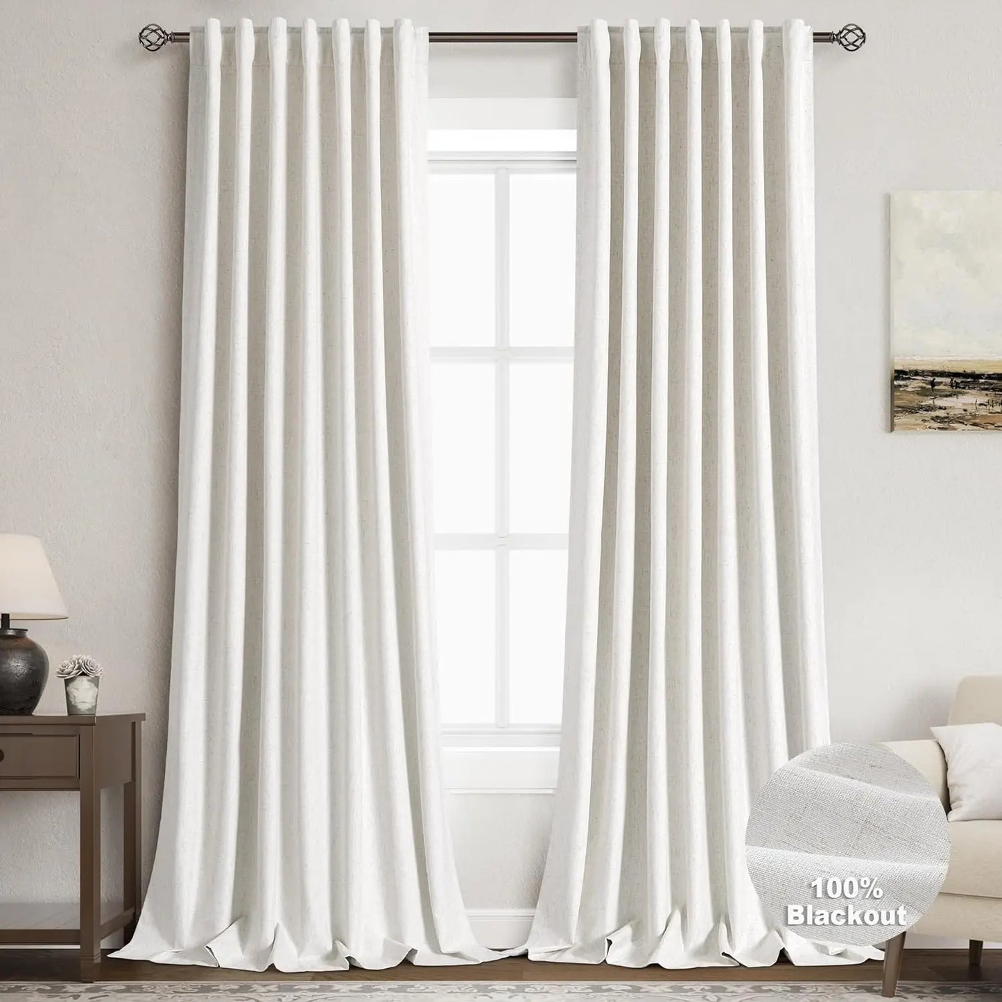 Blackout Curtains Length 2 Panels Set