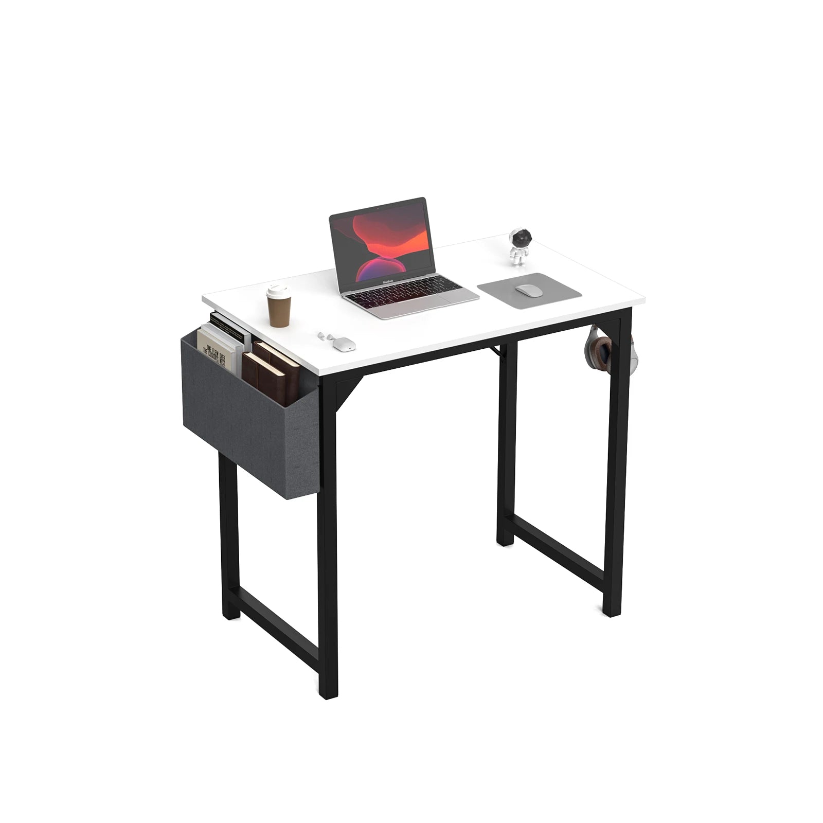 Enhance productivity with this stylish and functional desk.