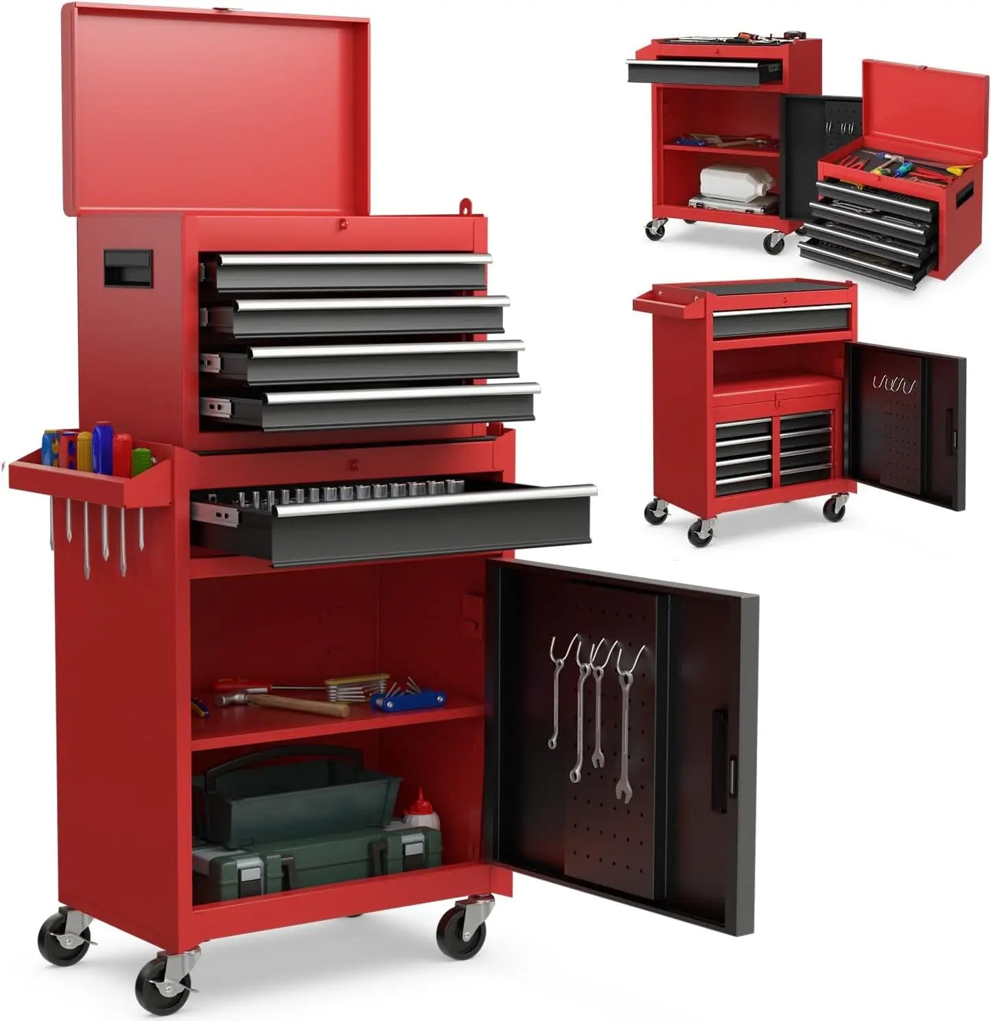 Tool Chest, 5-Drawer Rolling Tool Storage