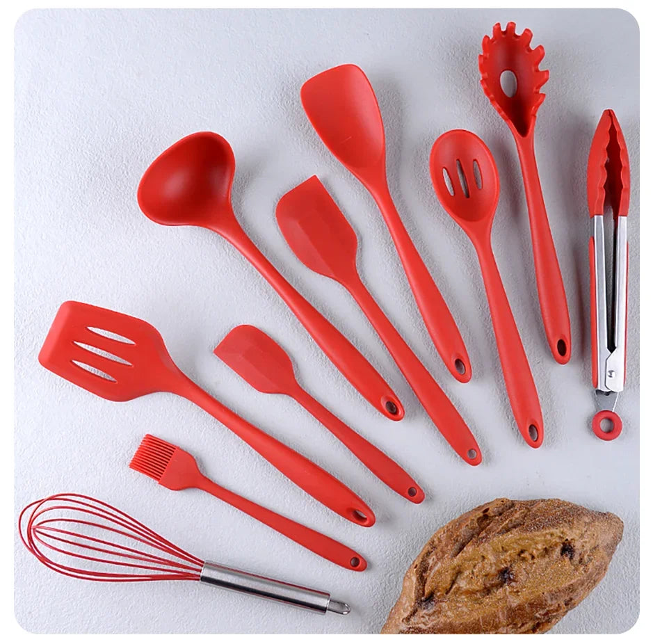 10 PCS Silicone Cookware Set Kitchen