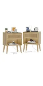 Rattan Bathroom Storage Cabinet, Bathroom Cabinet