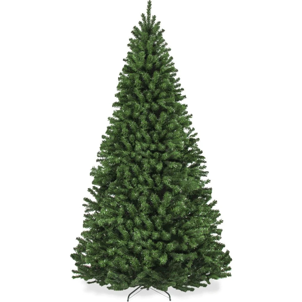 7.5 feet premium spruce festive Christmas tree with 1346 branch tips for easy assembly