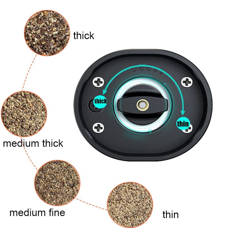 Pepper And Salt Grinder Electric Automatic Mill