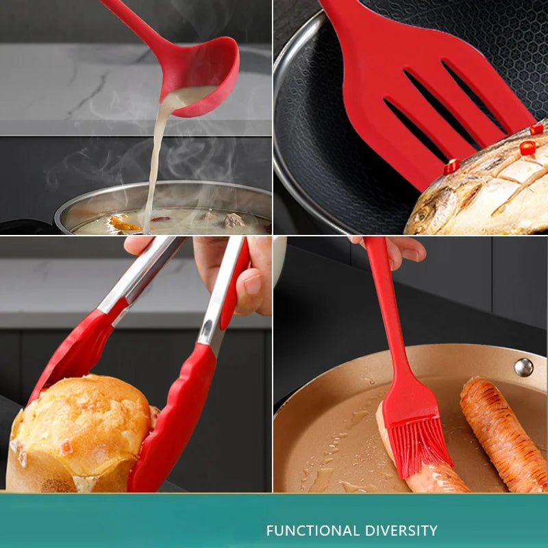 10 PCS Silicone Cookware Set Kitchen