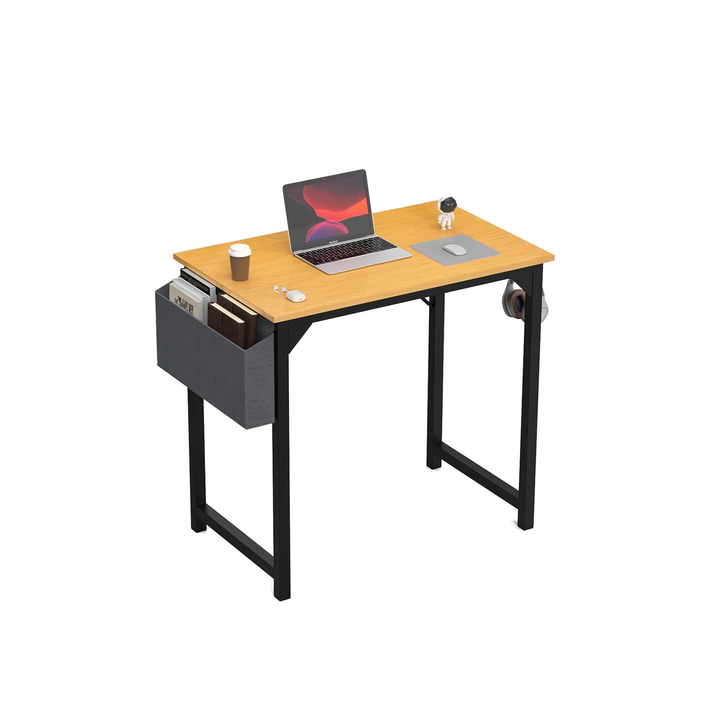 Enhance productivity with this stylish and functional desk.